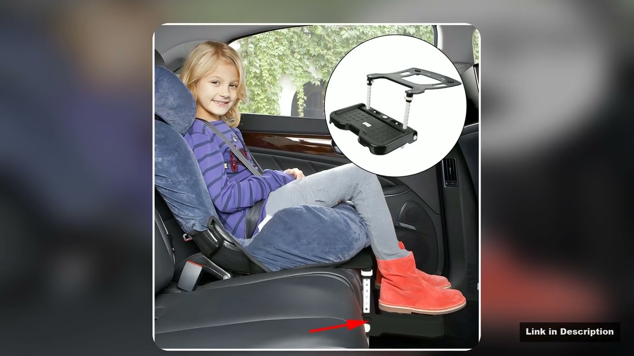 Car Interior Children Safety Seat Footrest Adjustable Supportor Pram Footrest Attachment Baby Kids
