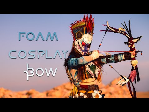 I Made a Bow out of Foam and Aluminum | Aloy Tenakth Dragoon Cosplay