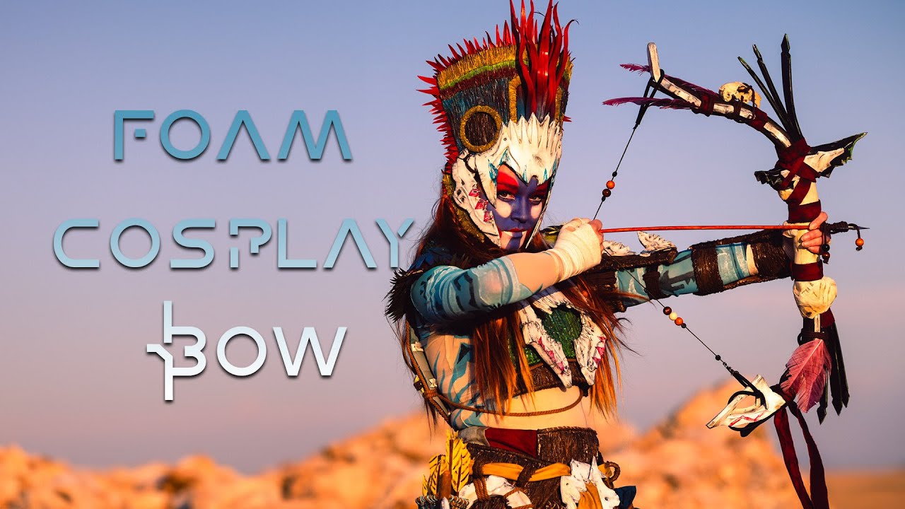 I Made a Bow out of Foam and Aluminum | Aloy Tenakth Dragoon Cosplay