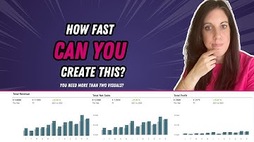 Increase efficiency, reduce Charts : Small Multiples - One visual for Revenue,Net Sales and Profit