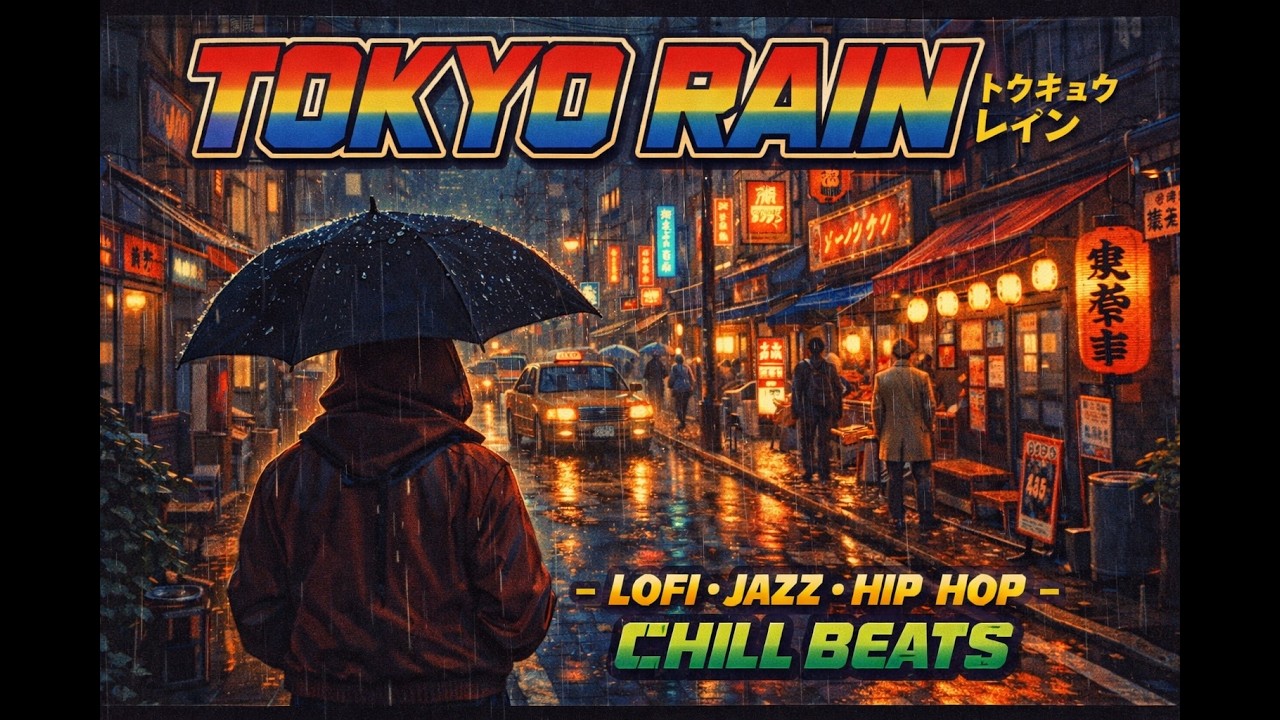 Tokyo Rain ☔️ | Lofi Jazz Hip Hop – Chill Study Beats
