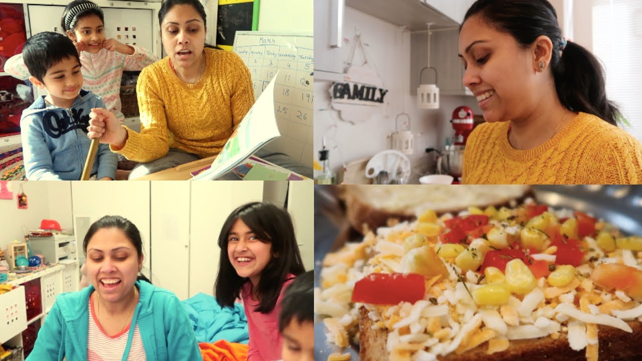 Situation ke according adjust karna padta hai - Homemade Garlic Bread & Homeschooling������������ - YouTube