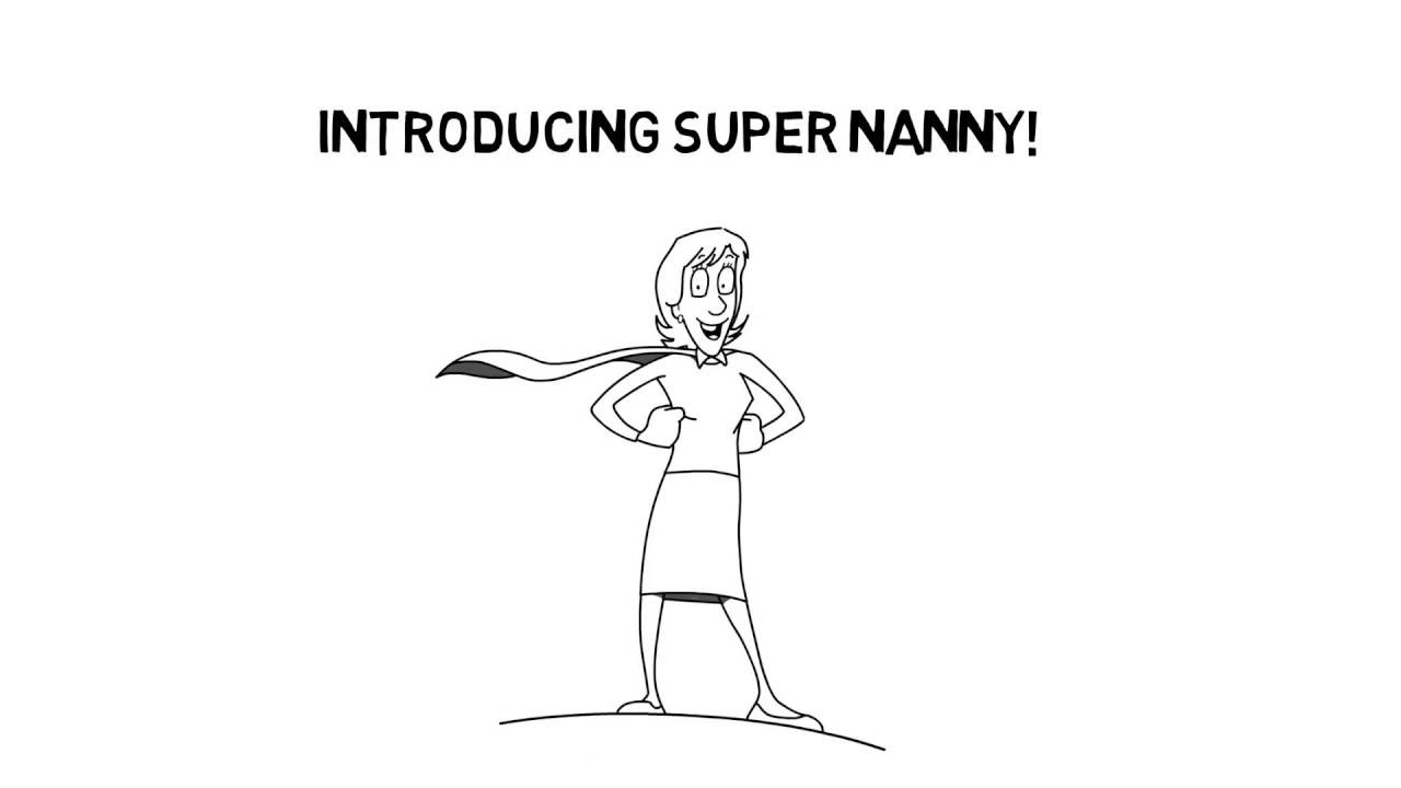 Super Nanny Whiteboard Video Scribe Animation Explainer Video