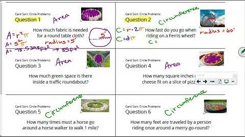 OUR 7.3.10 Distinguishing Circumference and Area (Simplified) Part 2 of 2
