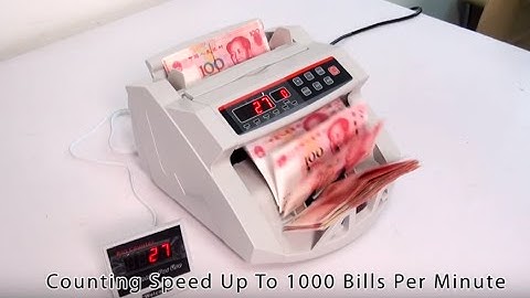 How to Use Professional Bill Counter with Automatic Counterfeit Detection and Batching Function