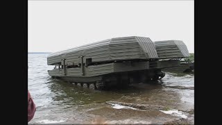 Amphibious vehicles - GSP 55 - Panzer ferry in action