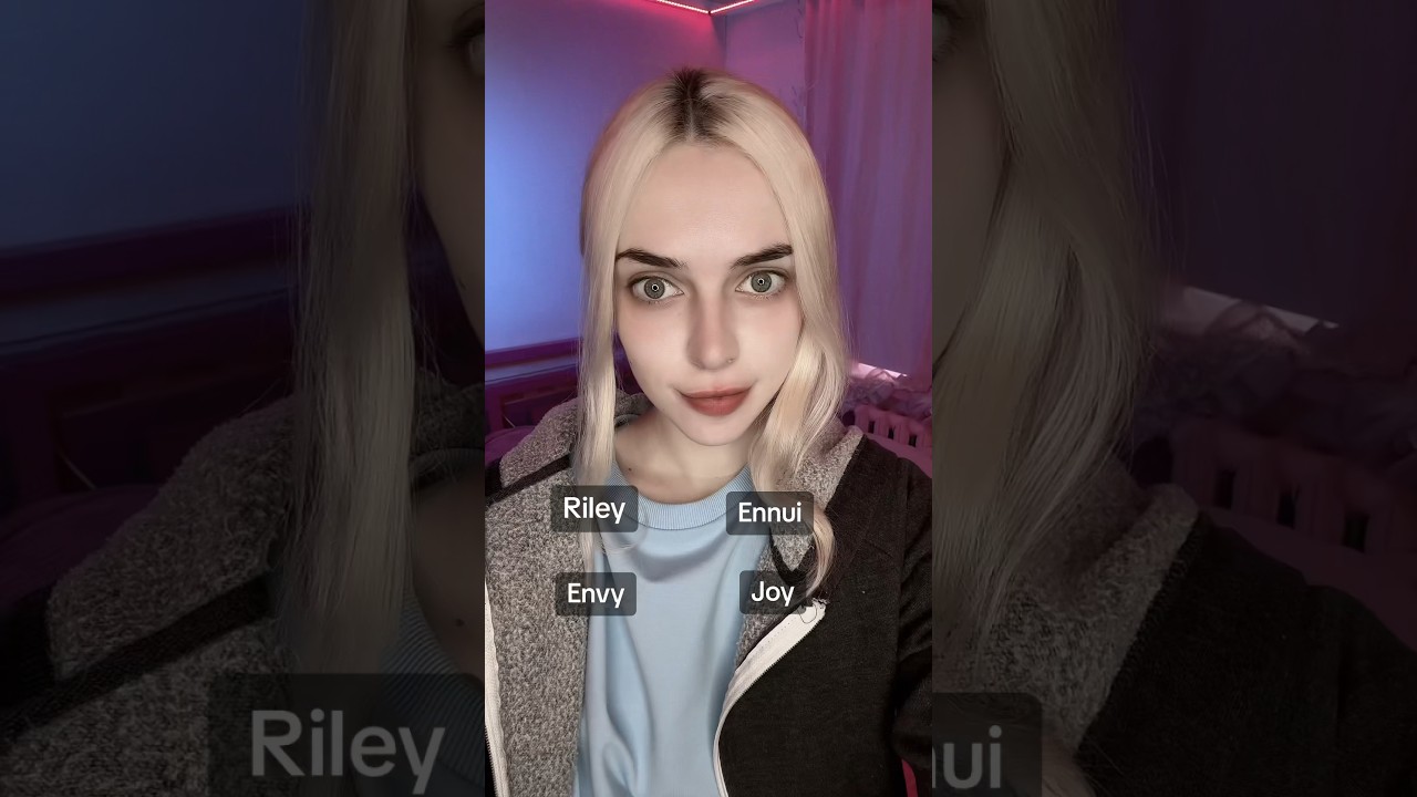 Inside Out characters if they were people: Envy