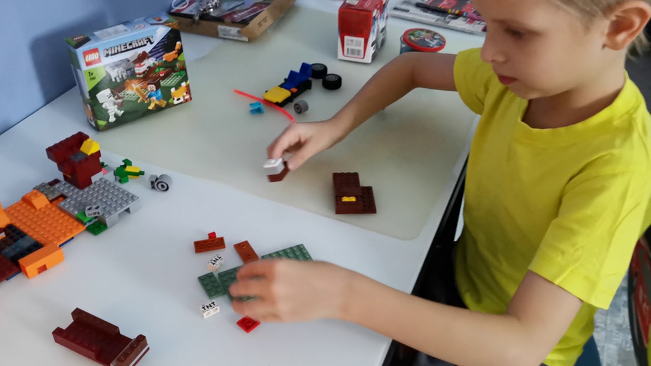 Собираем набор Майн крафт 21162 mine craft