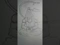 Hanuman ji ki drawing