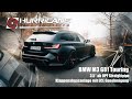 BMW M3 G81 Competition / 3,5" ab OPF Straighpipe Klappenauspuff Sportauspuff / HURRICANE EXHAUST