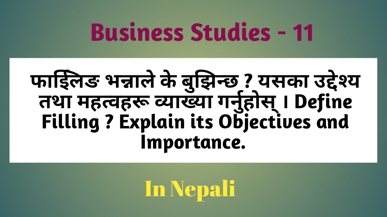 thesis statement meaning in nepali