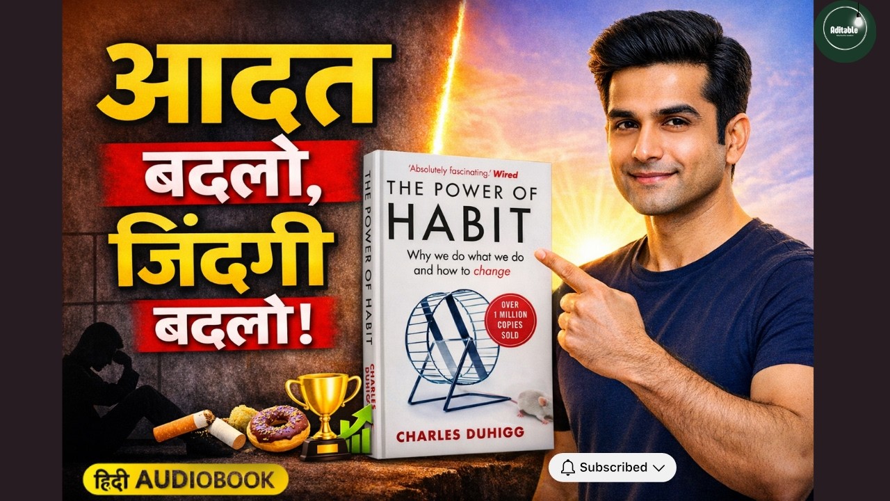 द पावर ऑफ हैबिट | आदतें कैसे बदलें और जिंदगी कैसे बदलती है | Hindi Audiobook Summary