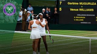 Garbiñe Muguruza v Venus Williams highlights - Wimbledon 2017 ladies' singles final