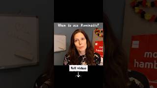 German Nominative Case: When to Use It I Explained by a German Teacher