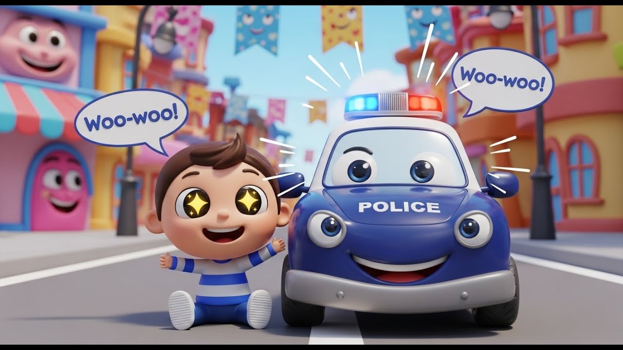 Transportation Sound Parade Song for Kids | Fun Vehicle Sounds & Nursery Rhymes 🚗🚂✈️🎶