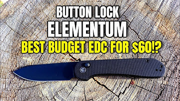 This EDC Knife Has No Right Being THIS GOOD... Civivi Elementum Button Lock Review