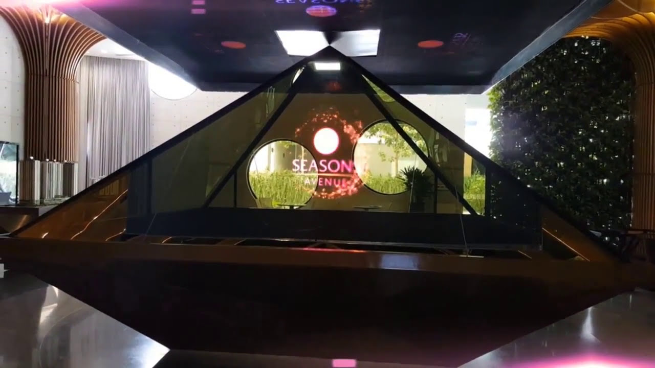 [ALTA MEDIA] THE BIGGEST FOUR SIDED VIEWS 3D DIAMOND SHAPED HOLOGRAM EVER IN VIETNAM