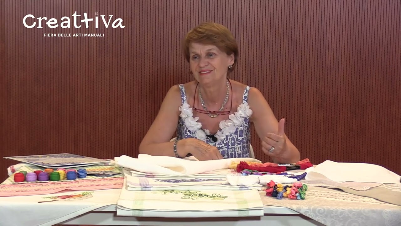 Fiera Creattiva i fili da ricamo e l'angolo perfetto con Luciana Bettoni