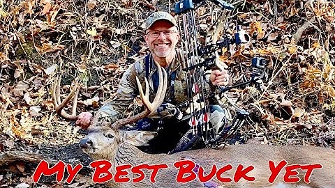 MY BEST BUCK YET--Iowa Bowhunt (Sevr Broadhead)