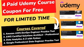 Free Udemy Course Access - AWS DevOps & Solutions Architect Professional, Data Analytics with Python