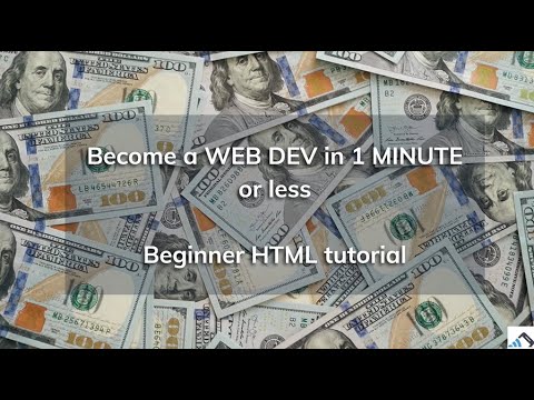 HTML in 1 minute