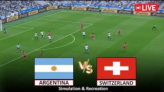 🔴Live : Argentina vs Switzerland I Video Game Simulation I Full Match Live Stream I 12 July, 2026