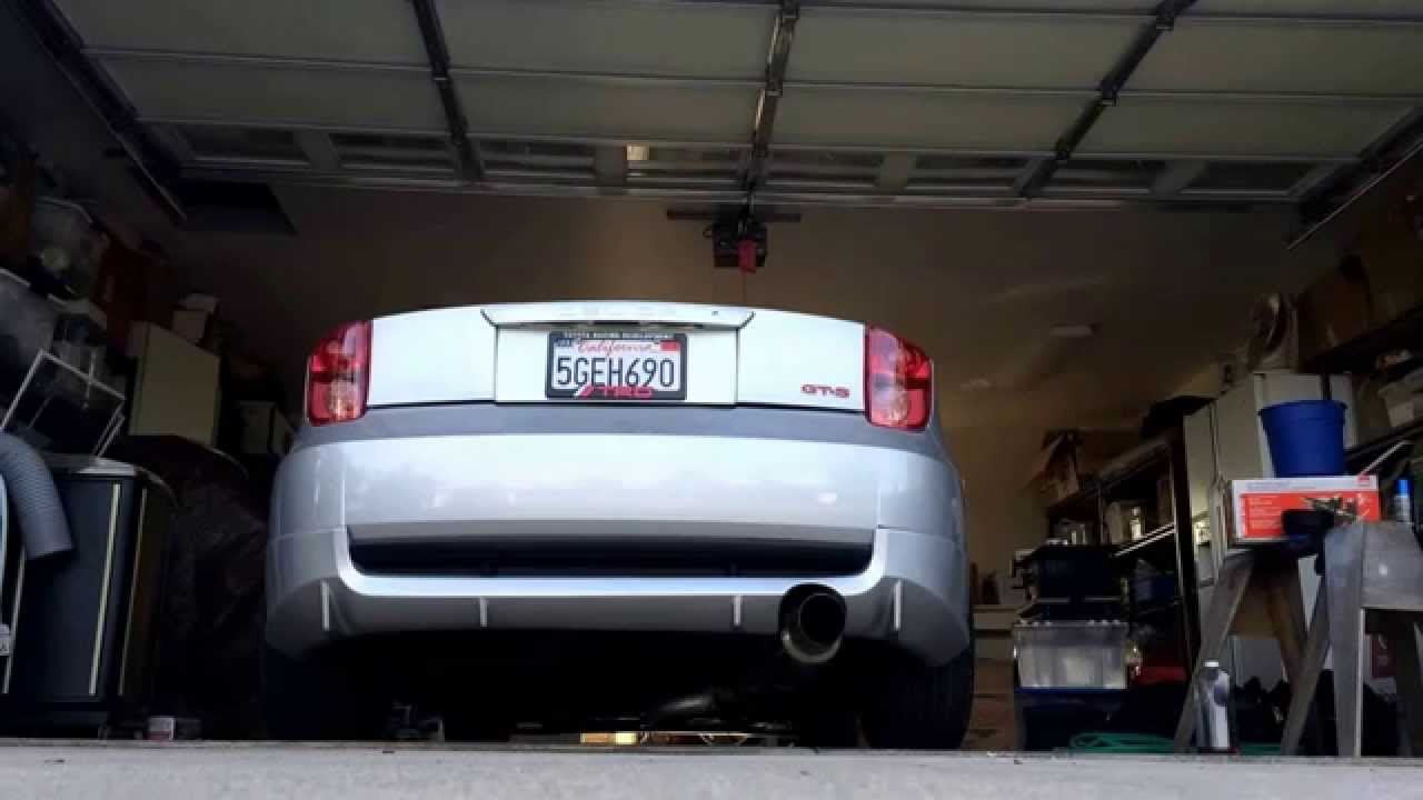 2004 Celica GTS skunk 2 custom axle back with resonator delete YouTube