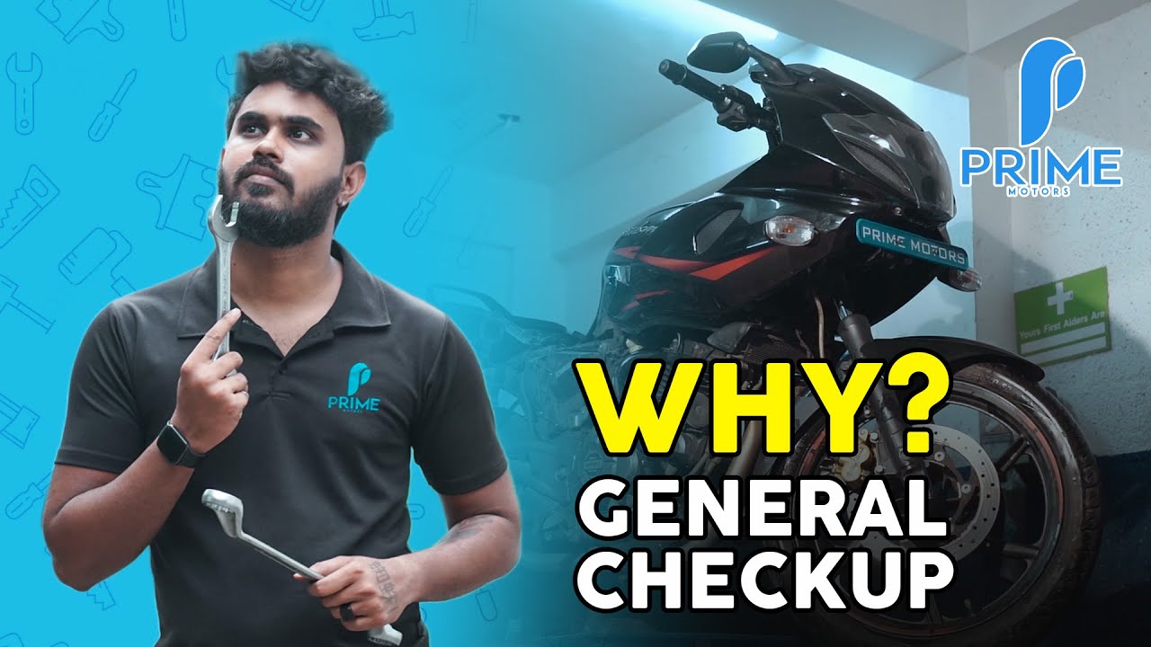 BAJAJ BIKE GENERAL CHECKUP PRIME MOTORS TRIVANDRUM YouTube