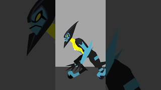 Xlr8  Ben 10 classic Pikachu YouTuber|short|(stick nodes pro)#ben10#animations#shortsvideo#shorts