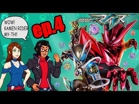 Watching Kamen Rider My-th ep.4 with everyone!