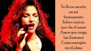 Video thumbnail of "Dulce Amor - Gloria Estefan - (Lyrics)"