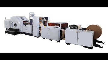 PP WINDOW ATTACHED SQUARE BOTTOM PAPER BAG MACHINE