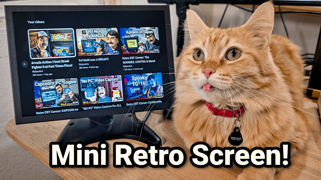 Монитор Miktver 10,5" — лучший небольшой экран для ретро-игр?