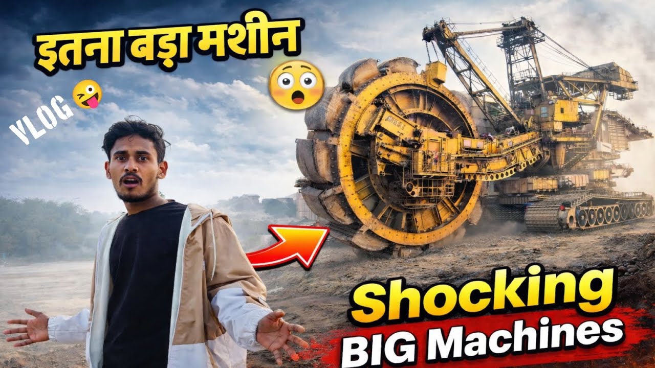 इतना बड़ा मशीन 😱 | World’s Biggest Mining Machine Vlog😜