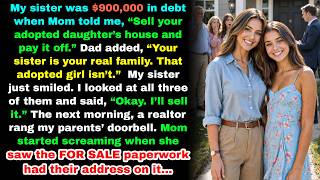 My Parents Forced Me to Sell My Daughter’s House to Pay My Sister’s Debt—So I Sold House They Lived