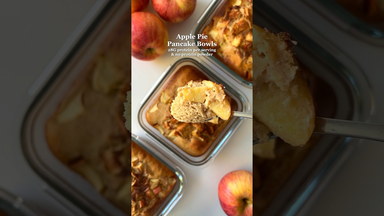 High-protein Pancake Bowls😍 | 28g protein & no protein powder! 