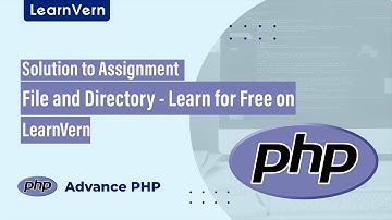 Solution to Assignment File and Directory - Learn for Free on LearnVern