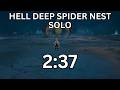 Hell Deep Spider Nest Speedrun in 2:37:31 | Seven Deadly Sins: Origins