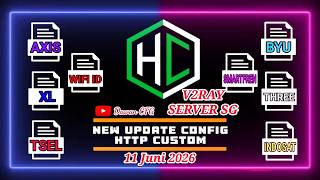 ✔️ DONE‼️NEW UPDATE CONFIG HTTP CUSTOM TERBARU 2026 || V2RAY SERVER SG