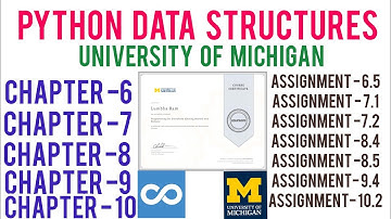 Coursera: Python Data Structures Complete Course Assignment Solutions |Python Data Structures Answer
