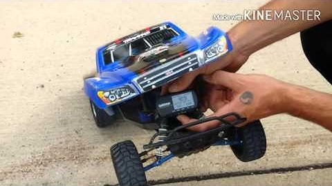 Traxxas Slash 2wd 42.2mph Speed Run 3s lipo