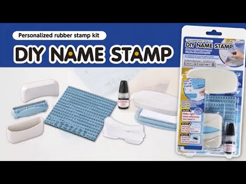 DIY NAME STAMP #1 