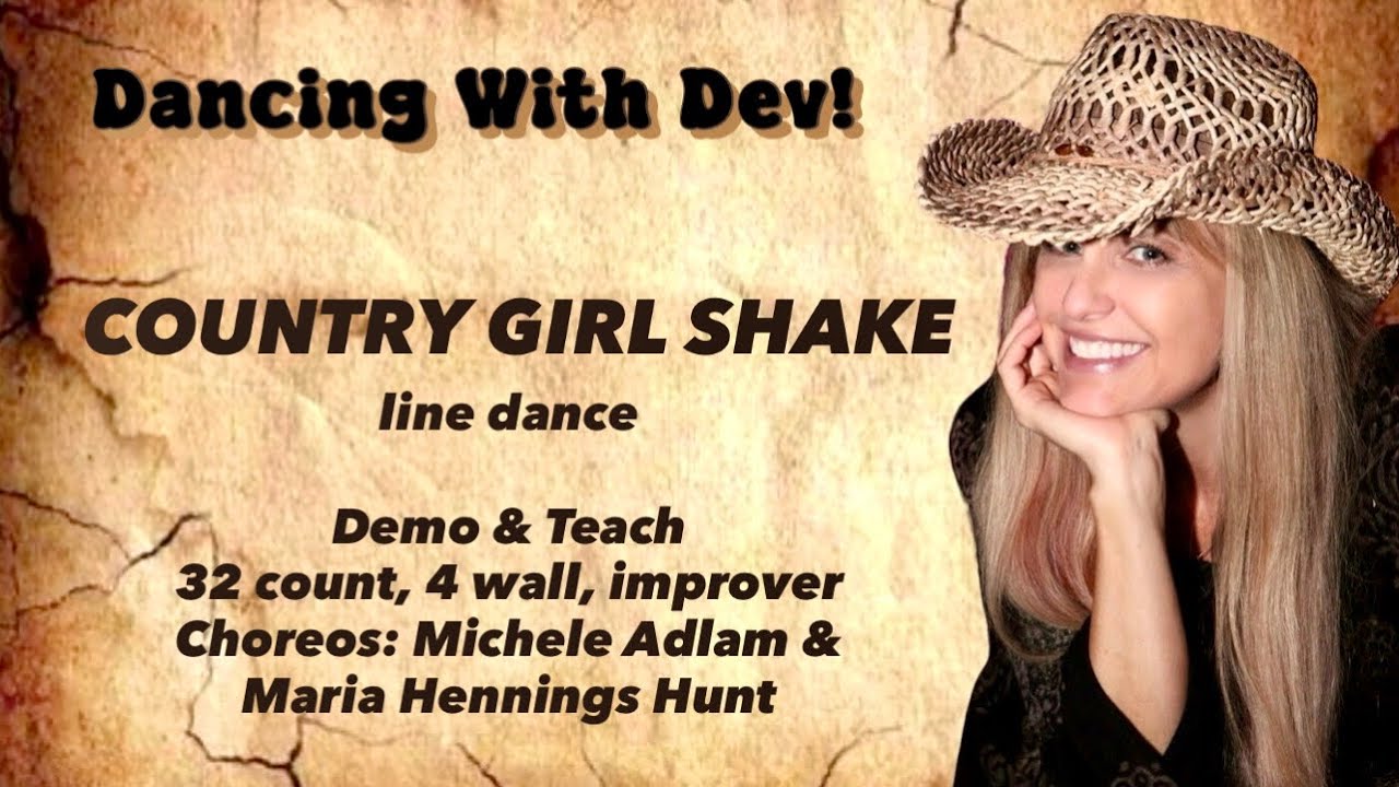 ✨COUNTRY GIRL SHAKE- line dance- Demo & Teach