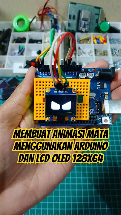 Membuat animasi mata di OLED menggunakan Arduino #arduino #arduinoproject #oled #fyp #robot #diy