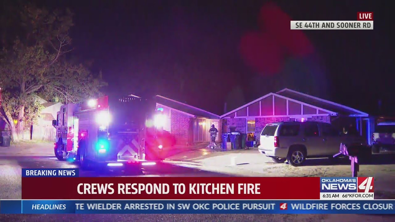 Fire crews respond to reported kitchen fire in SE OKC - YouTube