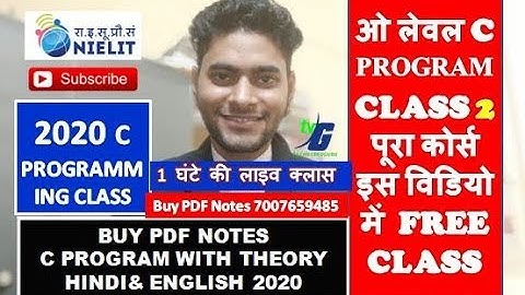 C PROGRAM CLASS JANUARY 2020 ESPECIAL FREE CLASS JOIN EVERYONE BUY PDF NOTES CLASS 2 IMPORTANT CLASS