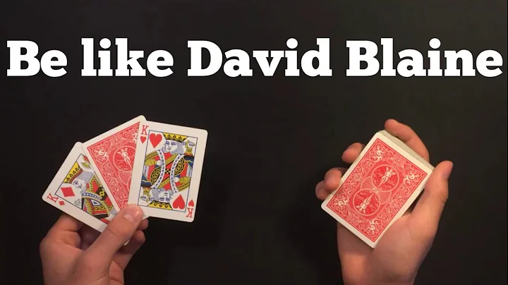 Insane David Blaine Style Card Trick REVEALED!