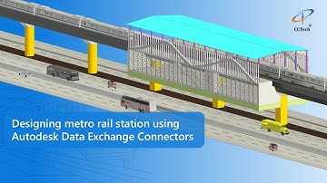 Rail metro station design case study : Autodesk Data Exchange in action