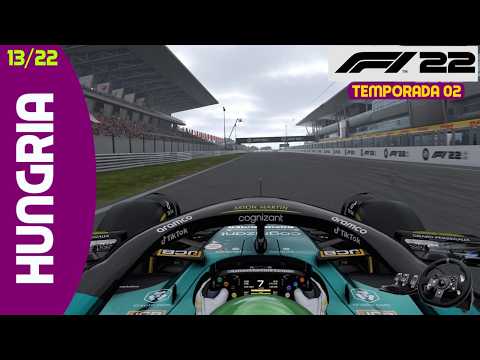 GP DA HUNGRIA - CORRIDA COMPLETA 25% - CARREIRA PILOTO F1 2022 - 13/22 - T2 - GAMEPLAY PURA