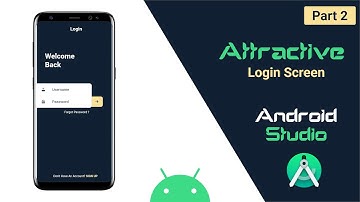 Attractive Login Screen Design Android Studio | part 2 | Constraint Layout